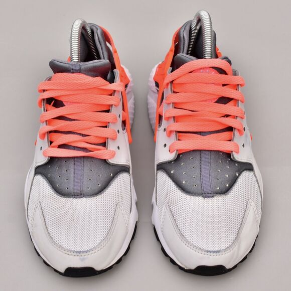 NIKE AIR HUARACHE SIZE 7Y YOUTH RUN PURE PLATINUM LAVA GS RUNNING WOMENS 8.5 - Picture 5 of 10